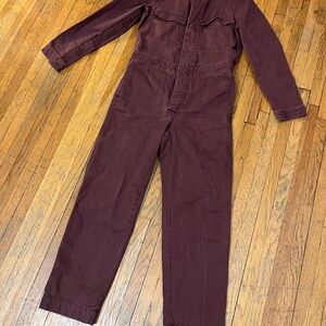 Madewell Jumpsuit/coveralls/flight suit with button Closure